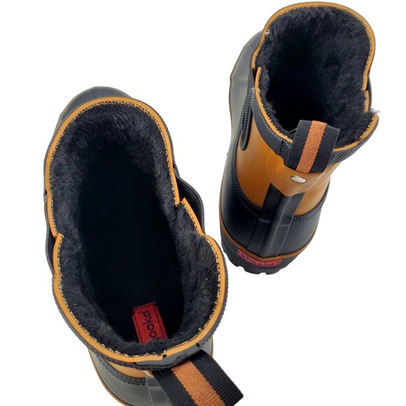 Chooka 6 Rain Boots Chelsea Duck Outdoor Faux Fur Shoes Waterproof Ankle Shoes - Picture 6 of 16